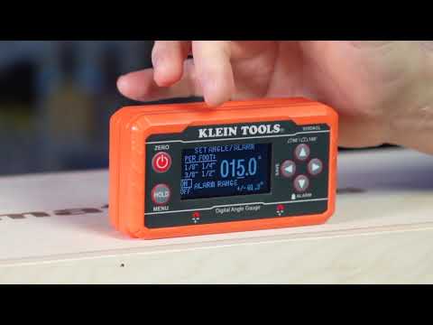 How to Set Angles Using the Digital Level with Programmable Angles, 935DAGL
