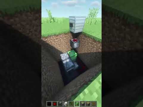 #Minecraft : How To Build a Working 2x2 ELEVATOR ! ✔     #shorts