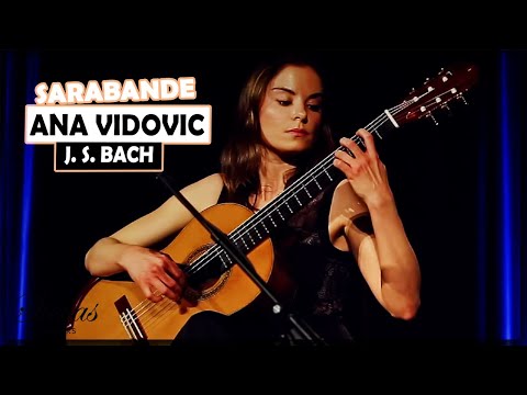Ana Vidovic plays Sarabande in G Major from the Cello Suite No 1 BWV 1007 by Johann Sebastian Bach