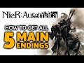 How To Get NieR: Automata's 5 Main Endings