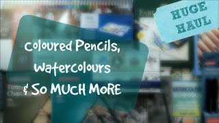 MASSIVE Art Supply Haul! | Christmas & Winter 2017 - 2018