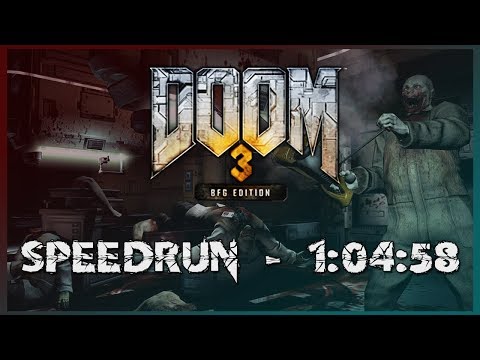 Doom 3 Speedrun in 1:04:58