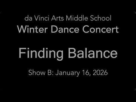 da Vinci Winter Dance Concert - Performance B - 1/16/26