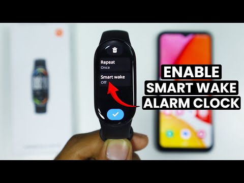 How to Enable Smart Wake Alarm Clock Xiaomi Smart Band 10