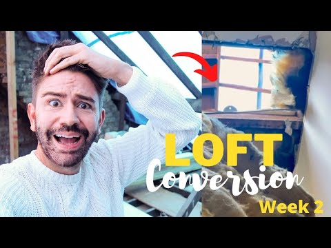 LOFT CONVERSION WEEK 2 | *Rain, Steels & Disaster!* | MR CARRINGTON | VICTORIAN REFURB UK