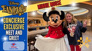 Minnie Exclusive Character Meet and Greet | Concierge Cruising | Disney Cruise Line Fantasy
