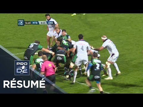 PRO D2 - Résumé Montauban-Angoulême: 31-10 - J25 - Saison 2018/2019