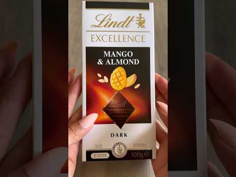 Lindt mango & almond chocolate #shorts