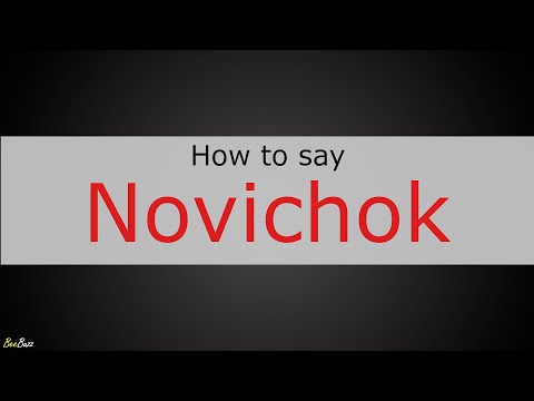 How to Pronounce Novichok