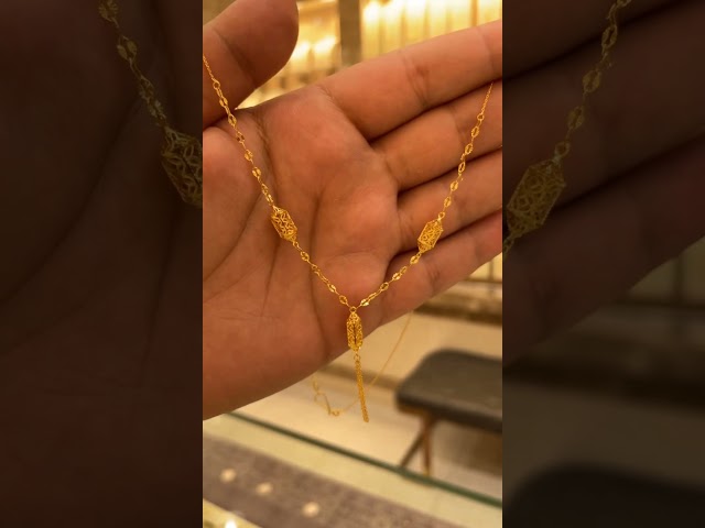 عقد ذهب عيار 21