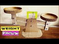 Cardboard weight machine for school project || Diy working model of weighing machine