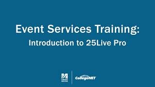 Introduction To 25Live Pro