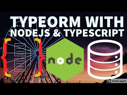 Node JS with Typescript TypeORM Mysql Introduction 01