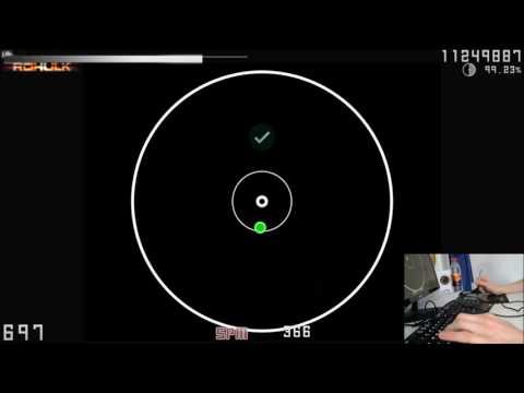 [osu!] 412pp Liveplay | dj TAKA - quaver (NiNo's Extra) +HR