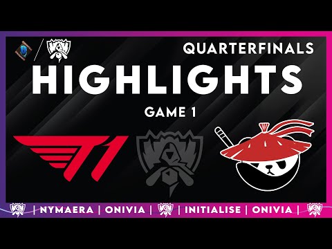 T1 vs AL Highlights Game 1 | Worlds 2025 Quarterfinals | T1 vs Anyone's Legend by Onivia
