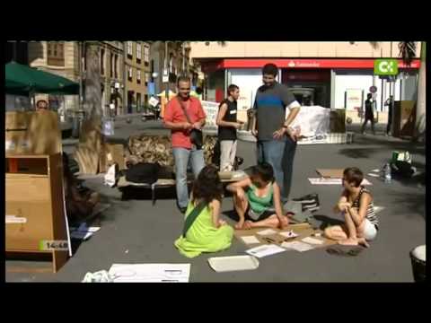 Movimiento "Democracia real, ya" en SC de Tenerife y LP de Gran Canaria - Telenoticias