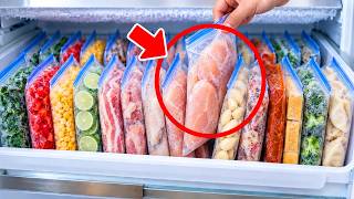 7 Genius Freezer Hacks to Keep Food Fresh & Reduce Waste - Prep Once, Save Time All Week!