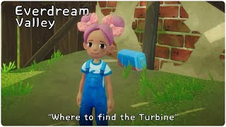 Everdream Valley Where to find the Turbine/ Electric Motor (Irrigation System Quest)