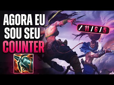 agora a match de yasuo vs akali é sempre do yasuo por causa disso: