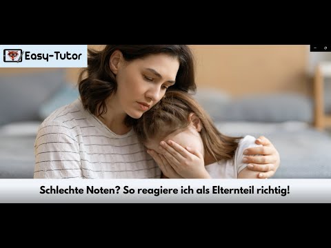 Umgang mit schlechten Noten | Online-Nachhilfe | EASY-TUTOR