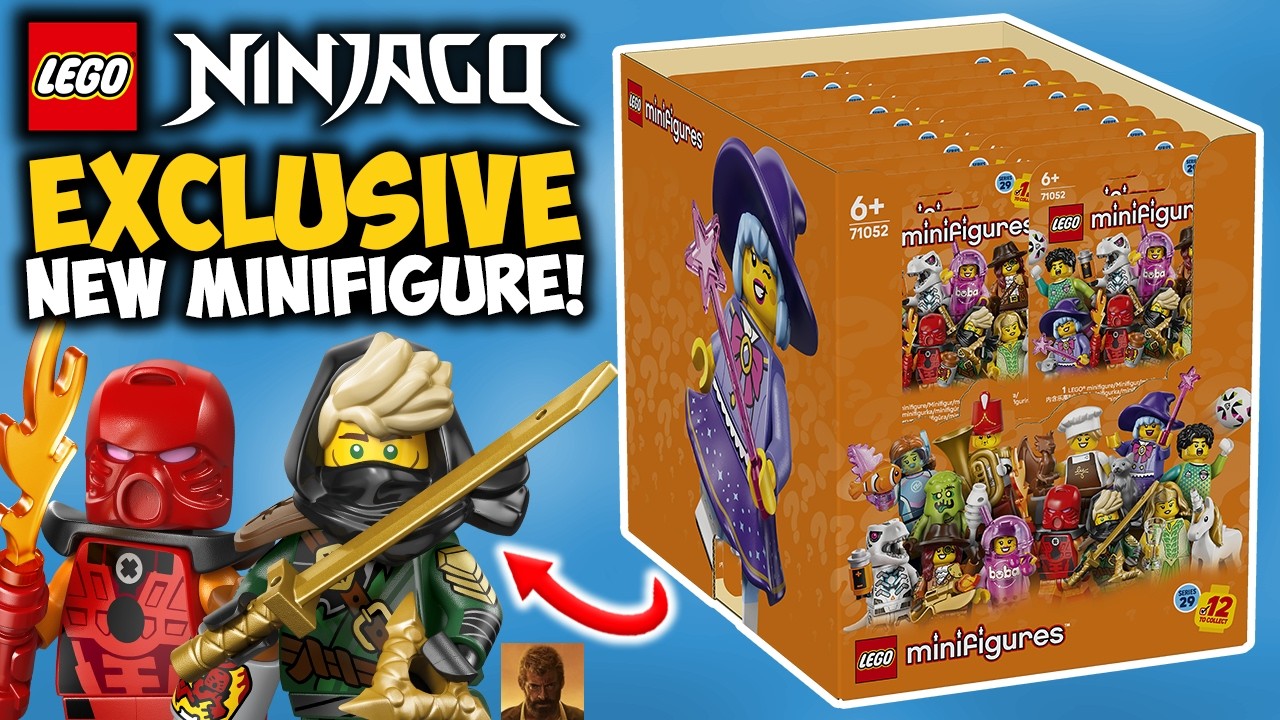 EXCLUSIVE Ninjago Lloyd Minifigure REVEALED for LEGO Minifigure Series 29!