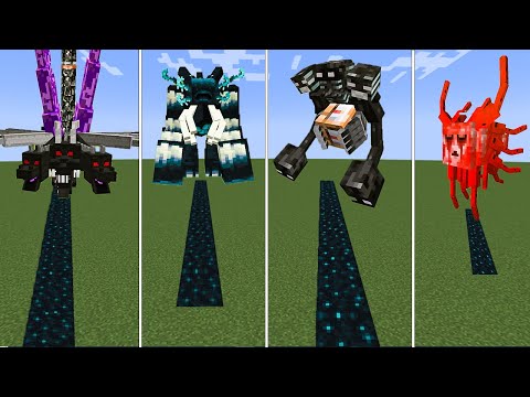 Sculk Generation by All Mutant Mobs - Which Mob will generate more sculk in Minecraft ?