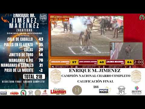 ENRIQUE MIGUEL JIMÉNEZ MARTÍNEZ FOUR-TIME NATIONAL CHAMPION OF COMPLETE CHARRO AGUASCALIENTES 2025