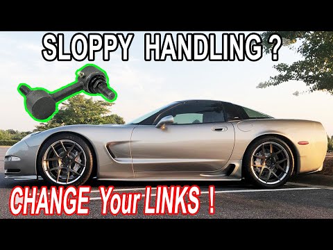 C5 Corvette Sway Bar End Link Replacement (Tighten up your 20 Year Old Suspension!)