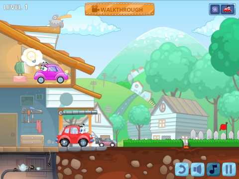 Wheely 5: Armageddon -- Level 1 Walkthrough