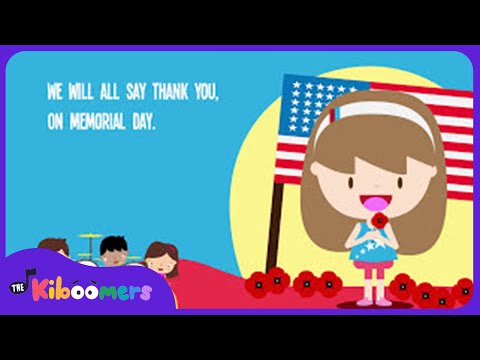 The Poppy Song for Kids | Remembrance Day Songs for Children | The Kiboomers