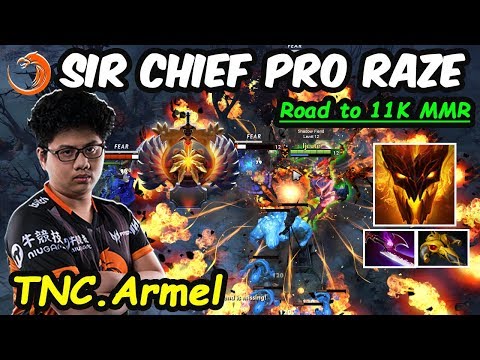 TNC Armel [Shadow Fiend] Sir Chief GoD MIDLANE pro Raze Road to 11K MMR Dota2 Gameplay