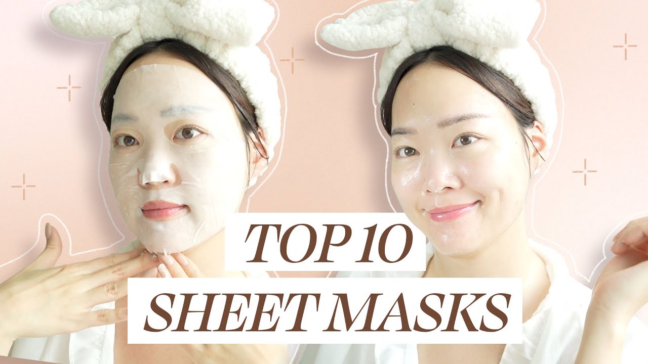 Top 10 BEST KOREAN SHEET MASKS for Glowing Skin! #notsponsored