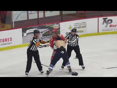 Samuel Lévesque & Hubert Poulin jump Derek Parker + Danick Paquette vs Hubert Poulin - 06-03-22