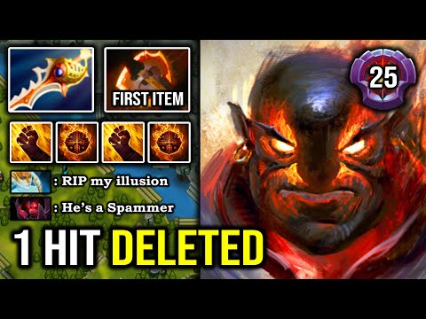 ULTRA SICK PHYSICAL EMBER SPAMMER Fast Dodge & Juke 1 Hit Deleted Support First Item Battlefury DotA
