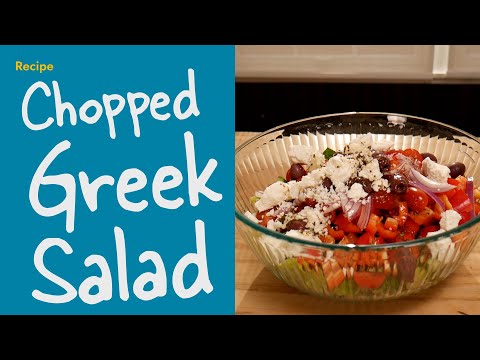 Recipe | Chopped Greek Salad | Growing Chefs! at Home