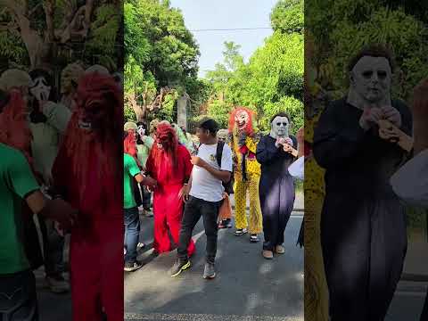 Desfile de correos en Cantón El Carmen San Pedro Masahuat #viralvideo #suscribense