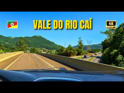 Vale do Caí | PEDÁGIO SEM CANCELA | São Vendelino à Carlos Barbosa | 4K