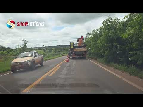 Confira como está a MT 338, entre Juara e Novo Horizonte do Norte
