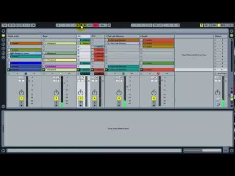 Organizing Clips into Scenes in Ableton Live