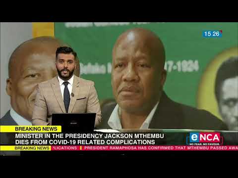 Mmusi Maimane reacts to the passing of Jackson Mthembu