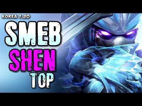 KT Smeb plays Shen top v Cho'Gath matchup - Korean SoloQ P 7.20