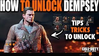 HOW TO UNLOCK DEMPSEY IN BLACK OPS 4 BLACKOUT | How to Unlock Characters in Call of Duty Black Ops 4