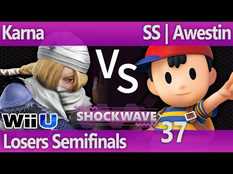 SW 37 Wii U - Karna (Sheik) vs SS | Awestin (Ness) - Losers Semifinals