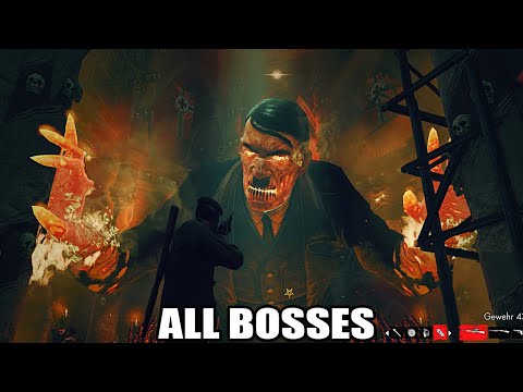 Zombie Army Trilogy - All Bosses (With Cutscenes) HD 1080p60 PC
