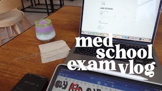 med school study vlog 🍠 | d-16 to finals, last class of year 1, mugging for exams!