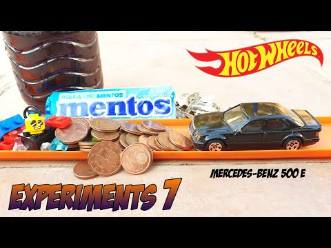 HOT WHEELS Experiments and Crashes 7 - MERCEDES-BENZ 500 E