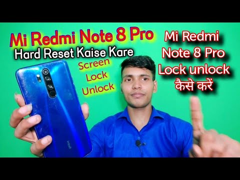 Mi Redmi Note 8 Pro Hard Reset in Hindi | DCTI | Redmi Note 8 Pro Update Lock pin pattern Unlock