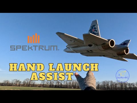 How to setup Spektrum AS3X+ hand launch assist