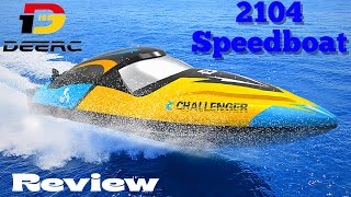 DEERC 2104 Challanger Brushless Motor Speedboat For Under $100 #deerc2104 #deercchallangerboat