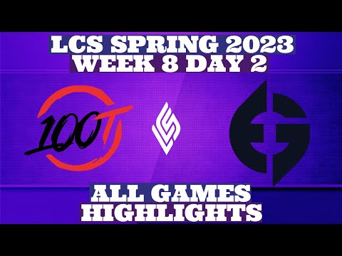 100T VS EG | Week 8 Day 2| LCS Spring 2023 | Highlights by Pro Esports Highlights
